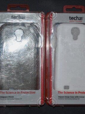 Tech21 Samsung Galaxy S4 Phone Cases – Impact Mesh & Impact Snap with Cover, D3O